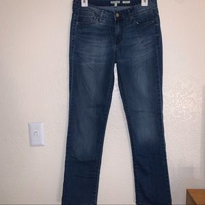 Calvin Klein Women’s Straight Leg Dark Wash Jeans Size 6 Not Ripped